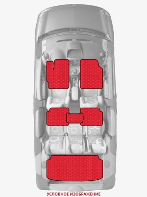 ЭВА коврики «Queen Lux» комплект для Toyota Avensis
